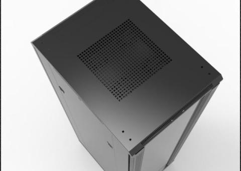 DUDE 22U 600X800 STANDING RACKMOUNT CABINET BLACK (NB-6822)