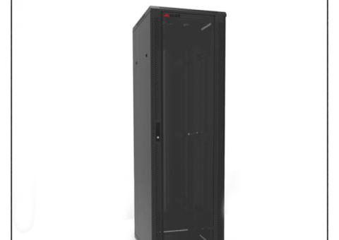 DUDE 22U 600X800 STANDING RACKMOUNT CABINET BLACK (NB-6822)