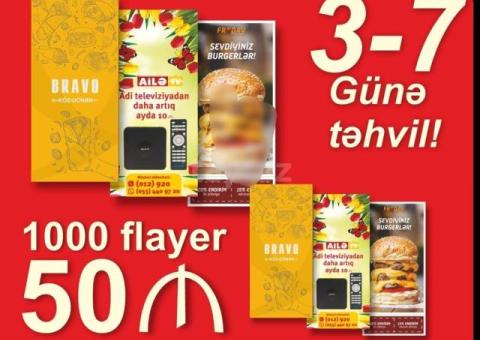 Flayer və buklet çapı